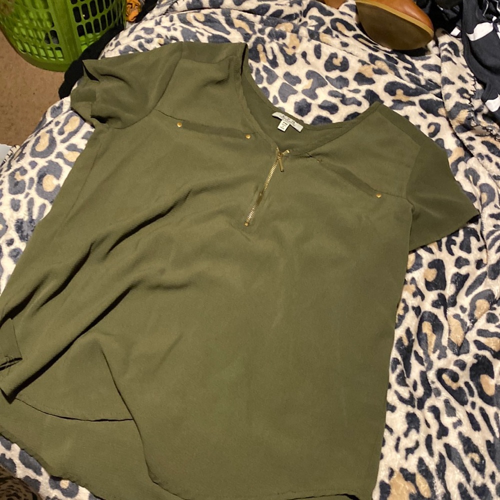 Green shirt